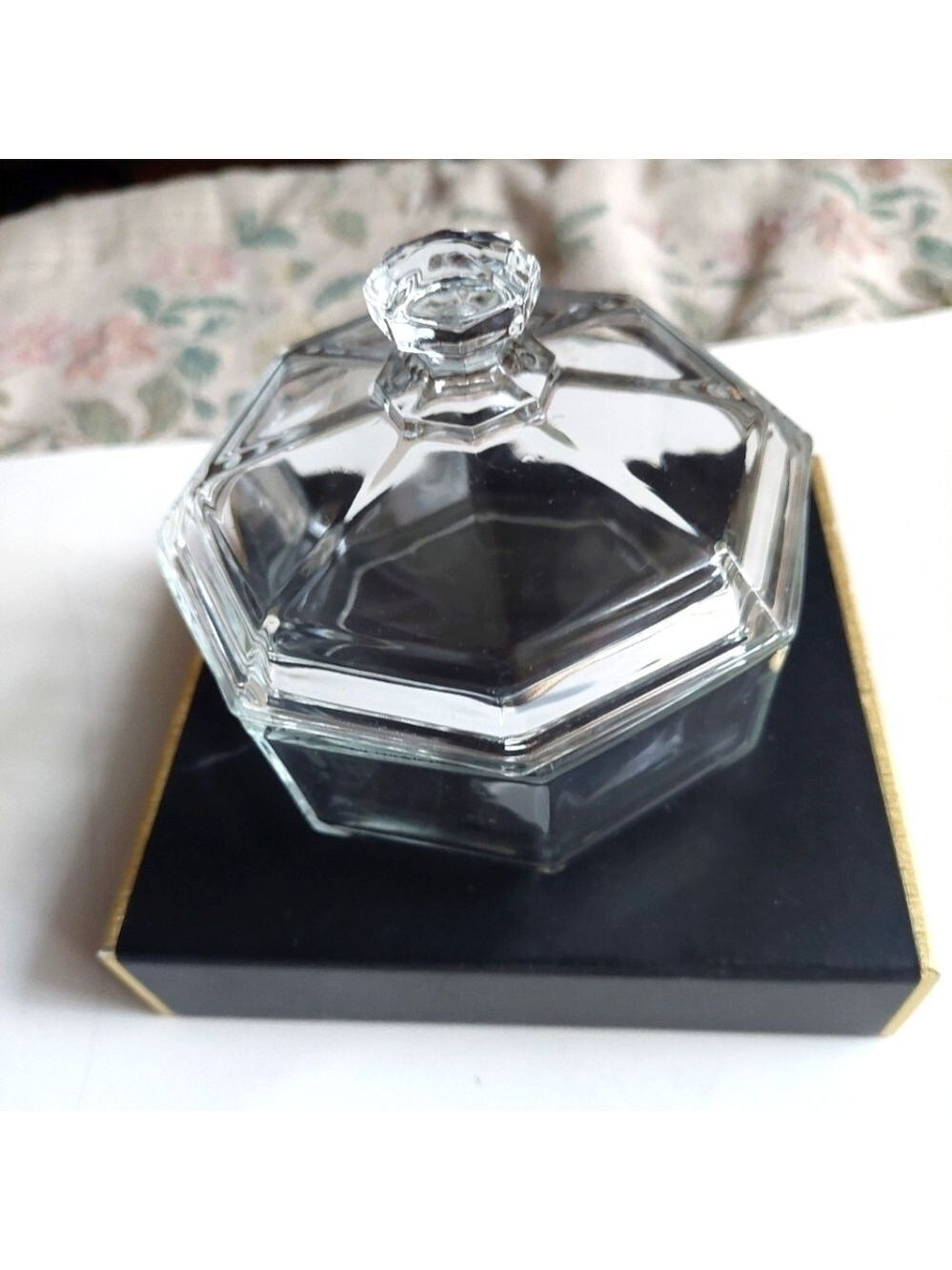 Octagon Trinket Box/Sugar Bowl